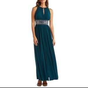 R & M Collection Beaded Evening Gown 8